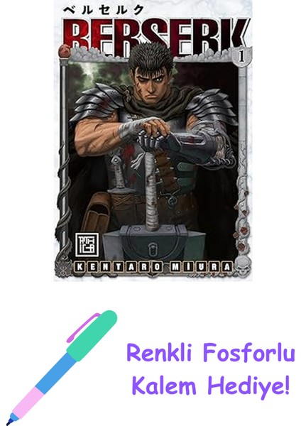 Berserk 1 + Renkli Fosforlu Kalem