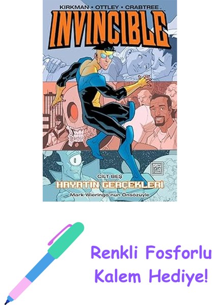 Invincible 5 + Renkli Fosforlu Kalem