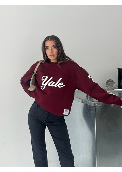 Kadın 3 Iplik Bisiklet Yaka Sweatshirt