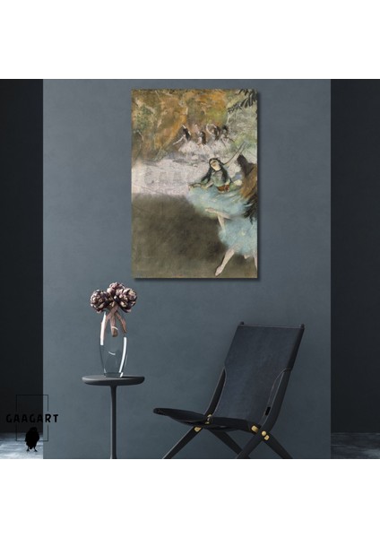 Tekli Dikey Kanvas Edgar Degas On The Stage