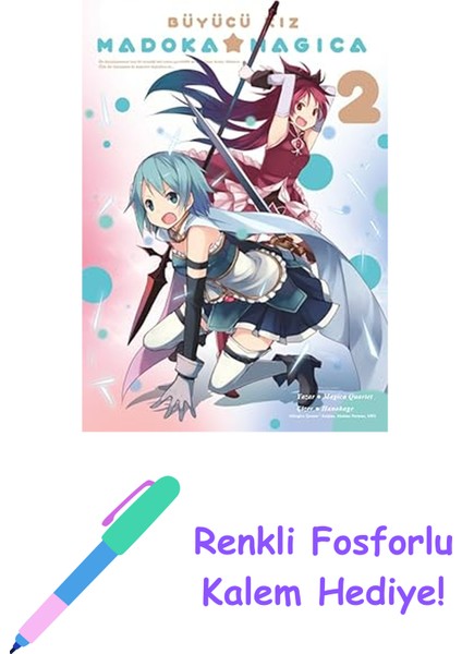 Büyücü Kız Madoka Magica Cilt 2 + Renkli Fosforlu Kalem