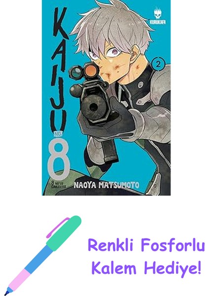 Kaiju No: 8 - 8 No'lu Canavar 2 + Renkli Fosforlu Kalem