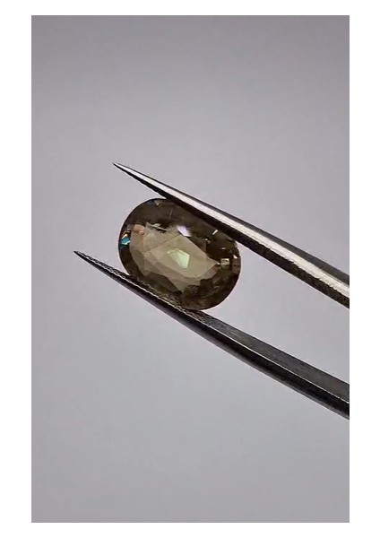 5.04CT 12.4x9.3mm Oval Natural Diaspore ( Sultanit )