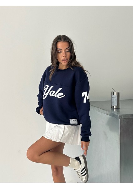 Kadın 3 Iplik Bisiklet Yaka Sweatshirt fırsatları