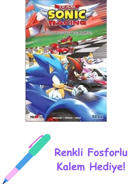 Kirpi Sonic: Sonic Takımı Yarışta + Renkli Fosforlu Kalem