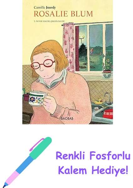 Rosalie Blum 3. Cilt: Neyse Halim, Çıksın Falim + Renkli Fosforlu Kalem