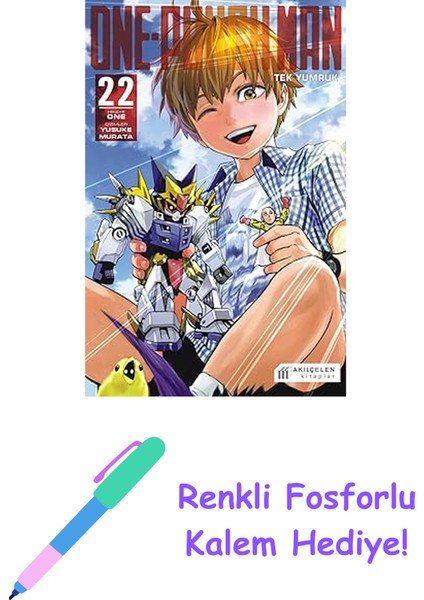One Punch Man - Tek Yumruk 22 + Renkli Fosforlu Kalem