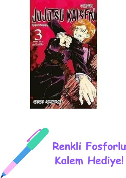 Jujutsu Kaisen 3. Cilt - Yavru Balık ve Ters Cezalandırma + Renkli Fosforlu Kalem