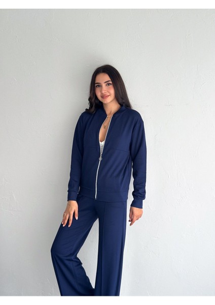 Kolej Yaka Pantolun Çımalı Yumuşak Doku Modal Kumaş Eşofman Takım modelleri