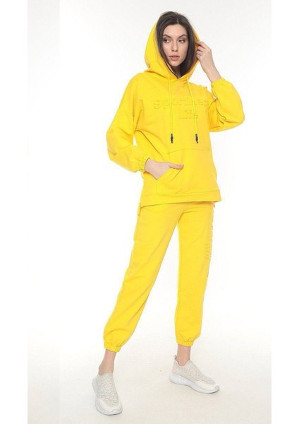 Oversize Gofre Baskılı Eşofman Takımı fiyatları