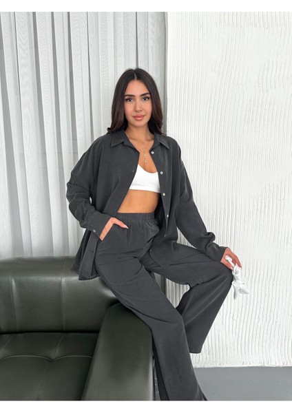 Yumuşak Doku Modal Kumaş Gömlekli Takım fiyatları