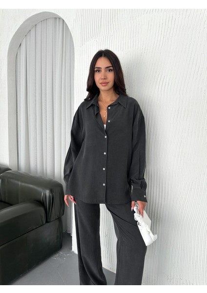 Yumuşak Doku Modal Kumaş Gömlekli Takım fırsatları