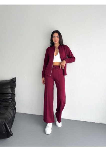 Kolej Yaka Pantolun Çımalı Yumuşak Doku Modal Kumaş Eşofman Takım indirimleri