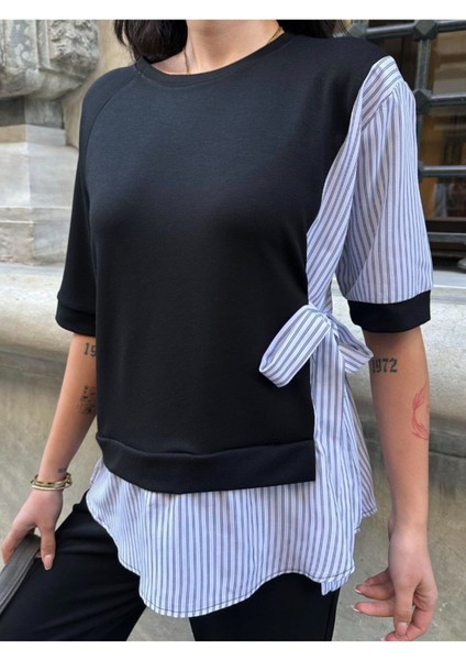 Terikoton Garnili Yandan Bağlama Modal Kumaş Eşofman Takım