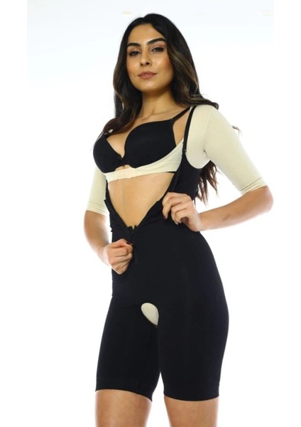 Kadın Agraflı Ten Rengi Tulum Korse indirimleri