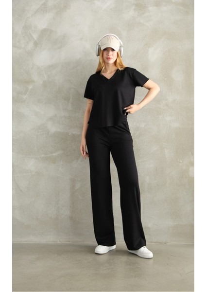 Modal Kumaş V Yaka Kısakol Eşofman Takım fiyatları