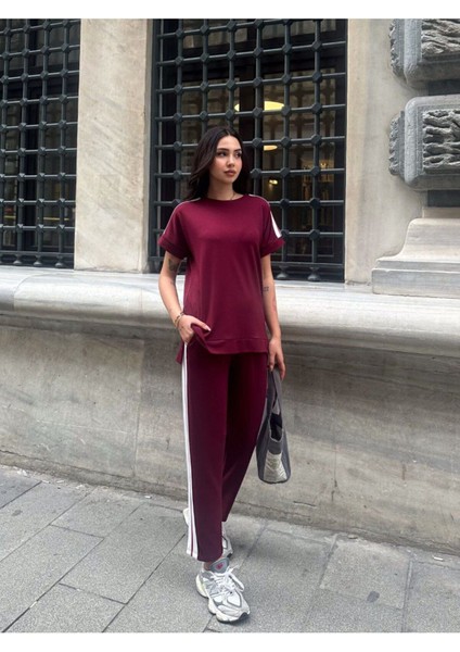 Modal Kumaş Şeritli Eşofman Takım fırsatları