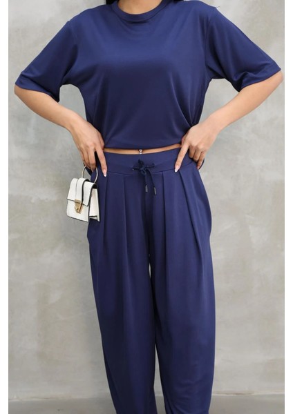 Şalvar Pantolonlu Modal Kumaş Yumuşak Dokulu Alt Üst Takım