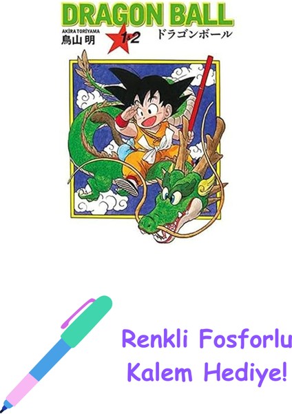 Dragon Ball 1&2 + Renkli Fosforlu Kalem