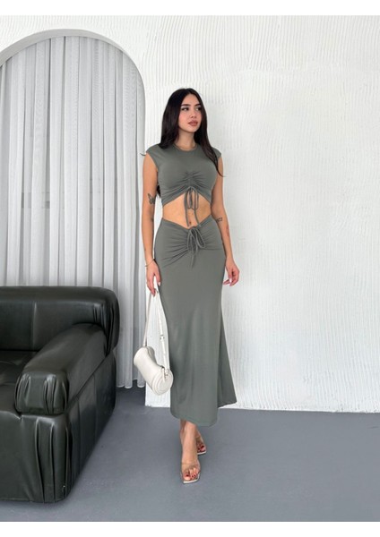 Büzgülü Etekli Takım Liverpool Modal Kumaş fırsatları