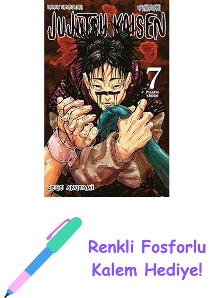 Jujutsu Kaisen 7. Cilt + Renkli Fosforlu Kalem