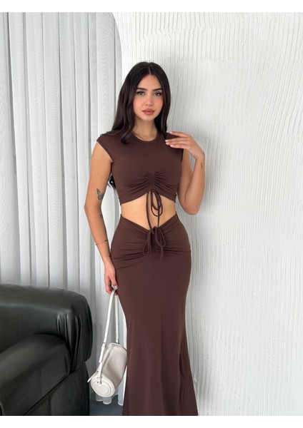 Büzgülü Etekli Takım Liverpool Modal Kumaş indirimleri