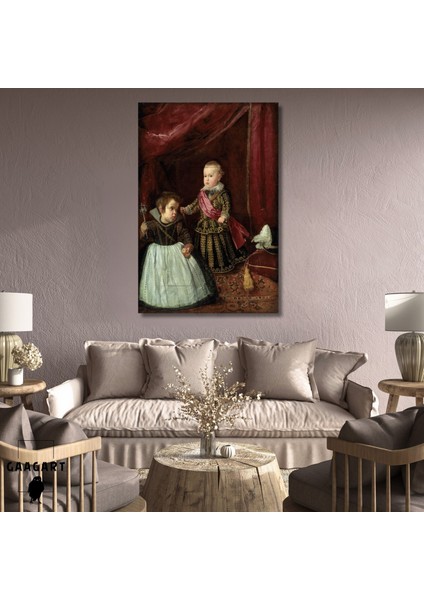 Tekli Dikey Kanvas Diego Velazquez Don Baltasar Carlos