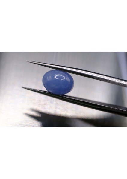 3.47CT 9.2x7.4mm Oval Cabachon Natural Unheated Sapphire
