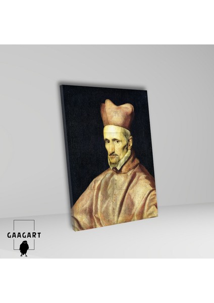 Tekli Dikey Kanvas Diego Velazquez Portrait Of Cardinal Gaspar fiyatları