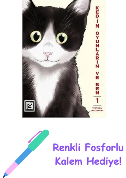 Kedim Oyunlarım ve Ben 1 + Renkli Fosforlu Kalem