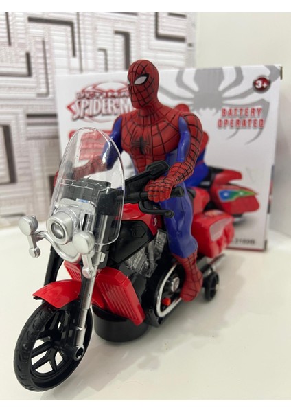 Pilli Işıklı Sesli Motorlu Spider Örümcek Adam Spider Motor fiyatları
