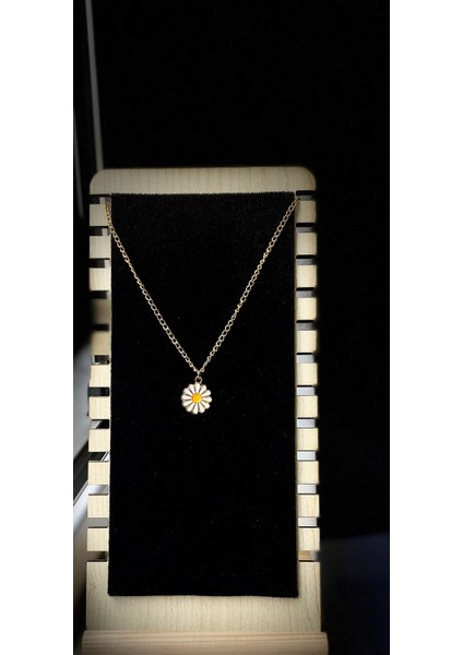 Papatya Detaylı Gold Kolye fiyatları