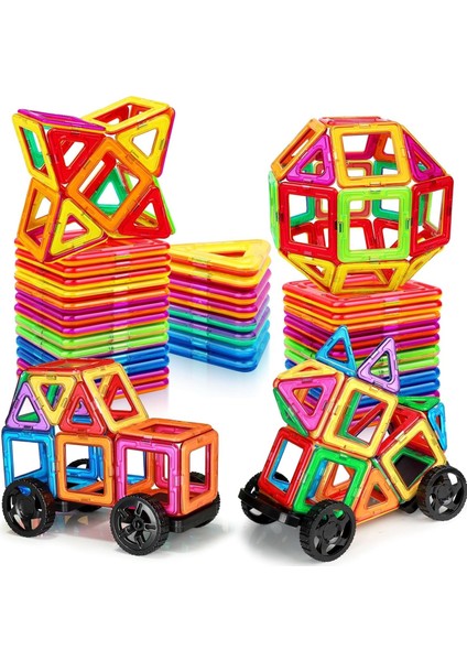 DO BLOKS 58 Parça Manyetik Yapı Blokları Original - Mıknatıslı Eğitici Oyuncak indirimleri
