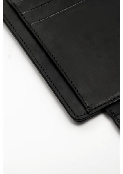 Hakiki Deri Manyetik Klipsli Kartlık – Şeffaf Kimlik Bölmeli, Kağıt Para ve 3 Kart Kapasiteli, Minimalist Tasarım