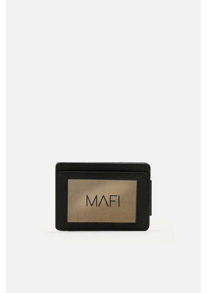 Hakiki Deri Manyetik Klipsli Kartlık – Şeffaf Kimlik Bölmeli, Kağıt Para ve 3 Kart Kapasiteli, Minimalist Tasarım