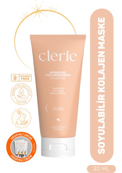 Soyulabilir Kolajen Yüz Maskesi – Porselen Cam Cilt, Anti Aging, Nemlendirici, Kırışıklık Karşıtı & Gözenek Küçültücü Collagen Maske