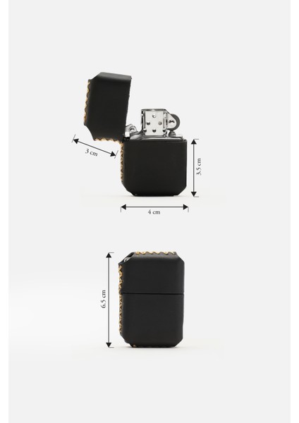 Hakiki %100 Deri El Yapımı Zippo Uyumlu Çakmak Kılıfı ve Çakmak (Gazsız Gönderim) fiyatları