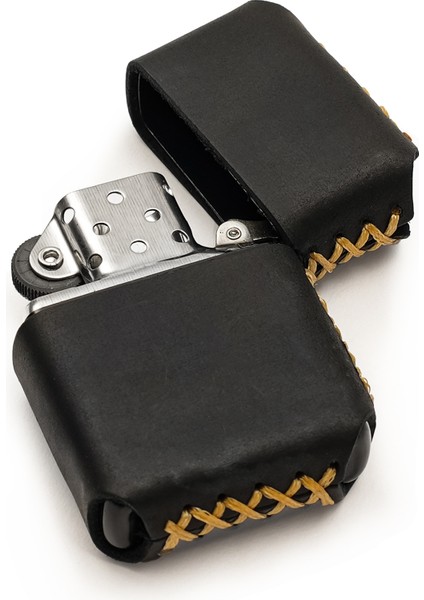 Hakiki %100 Deri El Yapımı Zippo Uyumlu Çakmak Kılıfı ve Çakmak (Gazsız Gönderim) modelleri