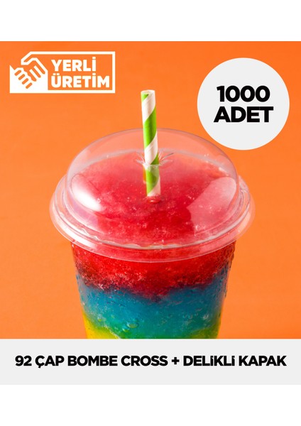 92 Çap Bombe Cross + Delikli Kapak – 1.000 Adet