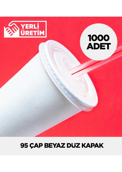 95 Çap Düz Kapak – 1.000 Adet