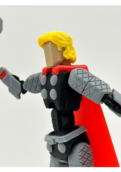 3D Baskı Eklemli Yıldırım Tanrısı Thor (Dummy) Figürü - 14 cm Hareketli Aksiyon Figürü fiyatları