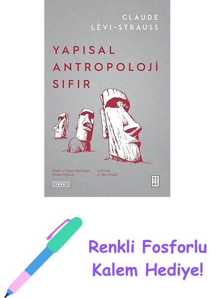 Yapısal Antropoloji Sıfır + Renkli Fosforlu Kalem