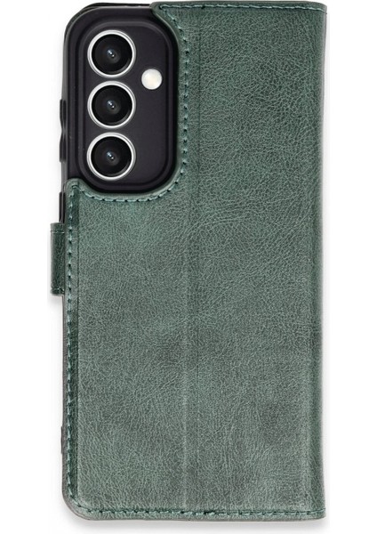 Samsung Galaxy S23 Fe Kılıf Trend S Plus Kapaklı Kılıf - Yeşil