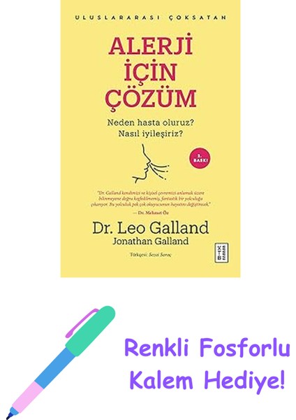 Alerji Için Çözüm: Neden Hasta Oluruz? Nasıl Iyileşiriz? + Renkli Fosforlu Kalem