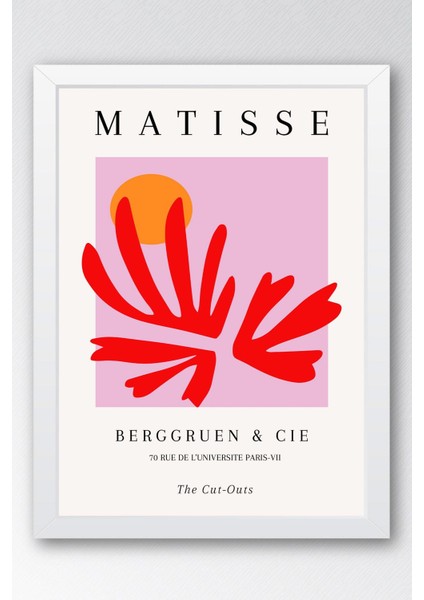 Henri Matisse The Cut-Outs Çerçeveli Tablo - Eklektik Tarz Duvar Dekoru
