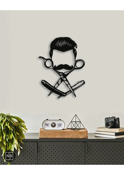 Berber Dekoratif Metal Duvar Tablosu