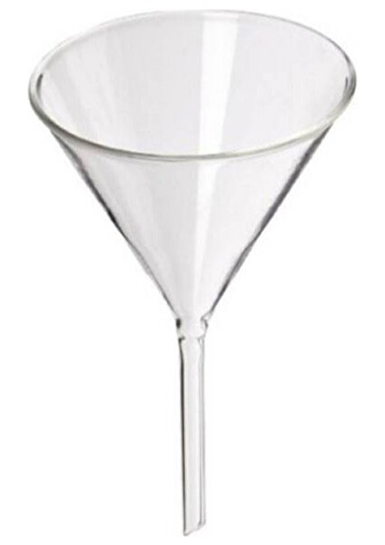 Cam Huni 75 mm – Kısa Saplı Isıya Dayanıklı Borosilikat Cam Laboratuvar ve Mutfak Kullanımı Için