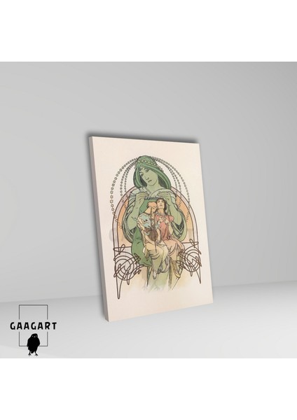 Tekli Dikey Kanvas Alphose Mucha Princesse De Tripoli fiyatları