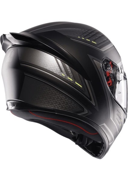 K1 S E2206 Sling Matt Black Grey Kapalı Kask indirimleri