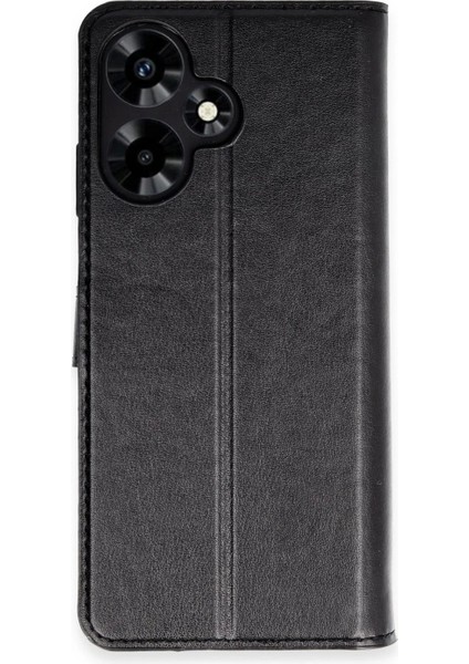 Infinix Hot 30 4g Kılıf Trend S Plus Kapaklı Kılıf - Siyah